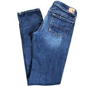 American Eagle Skinny Stretch Dark Wash Jeans